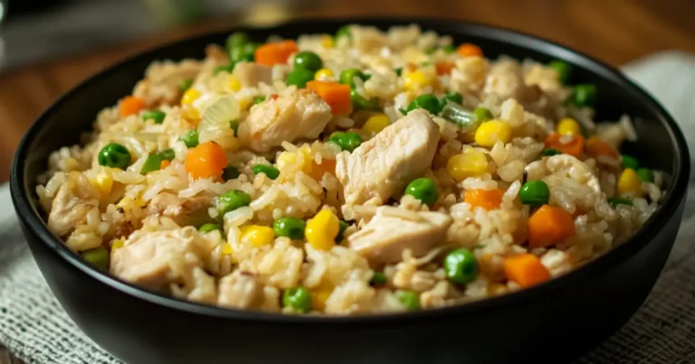 Chicken Fried Rice on Blackstone