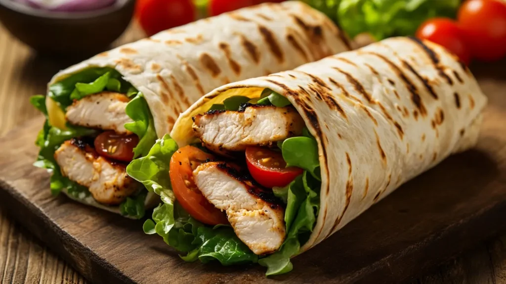 grilled chicken wrap Recipe
