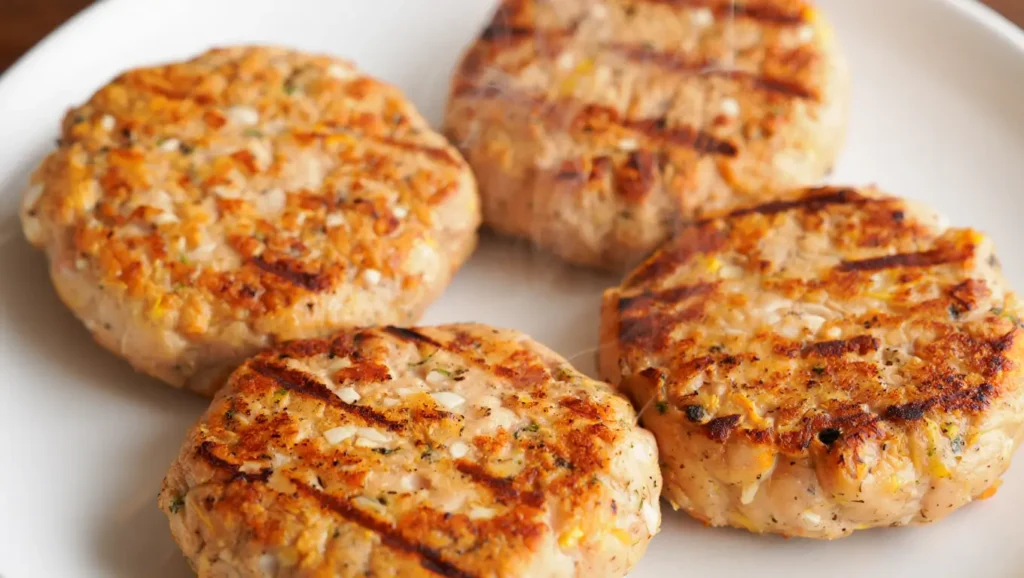 Grilled Chicken Patties Recipe