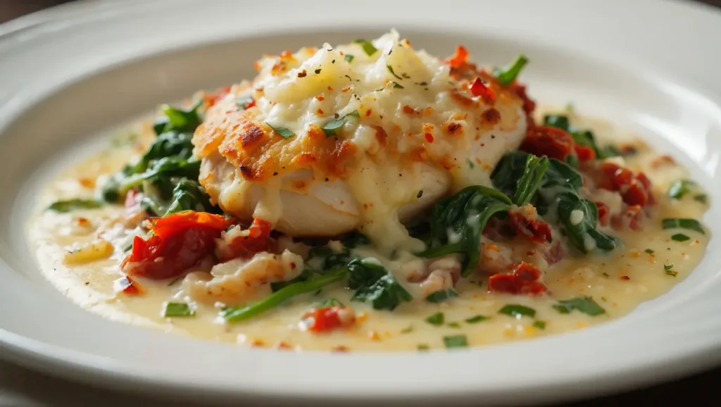 Tuscan chicken bake Recipe