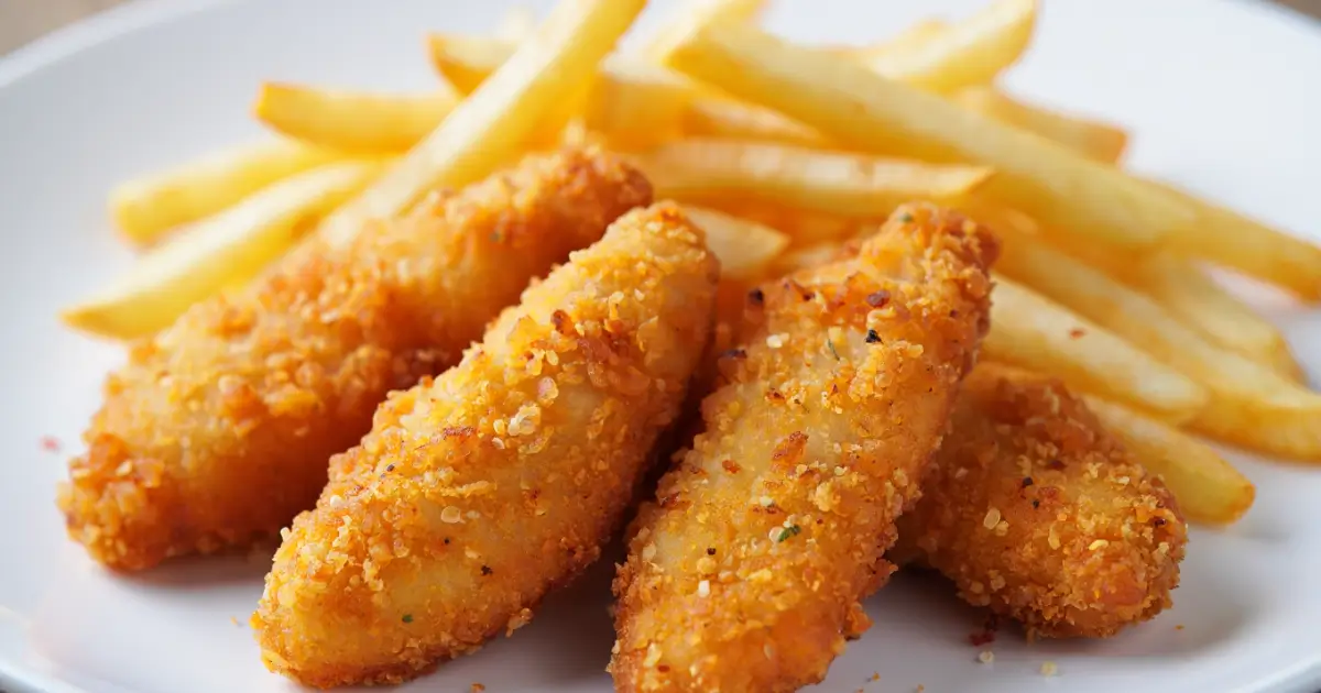 chicken tenders and fries