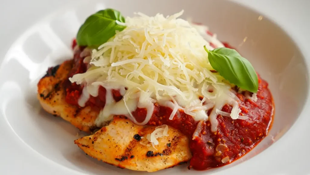 grilled chicken parmesan