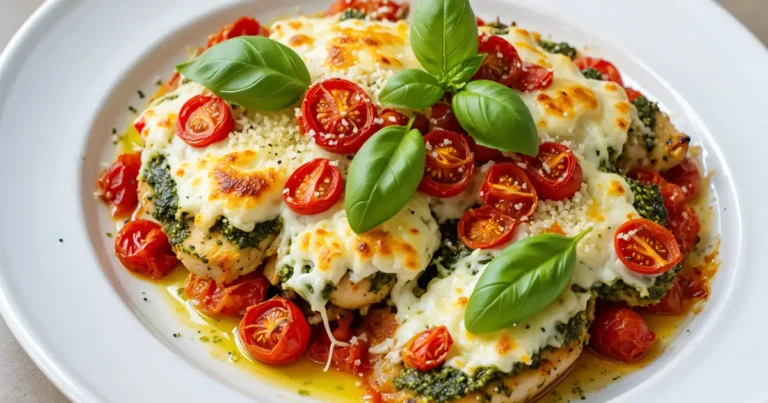 pesto chicken bake
