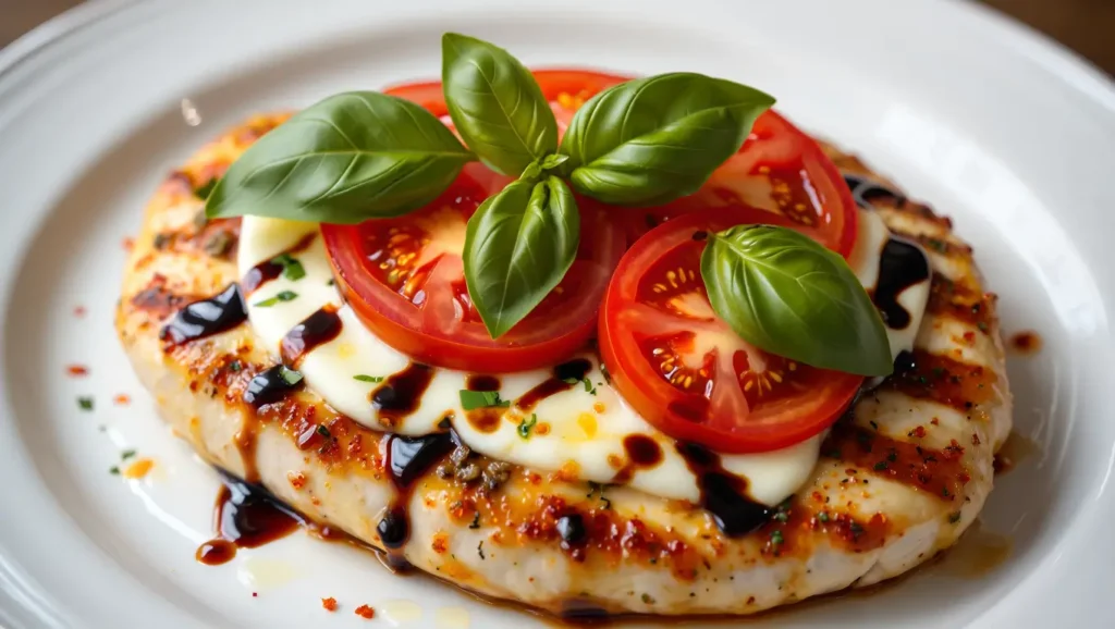 Grilled Chicken Margherita