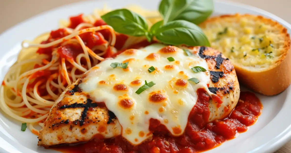 Grilled Chicken Parm Recipe