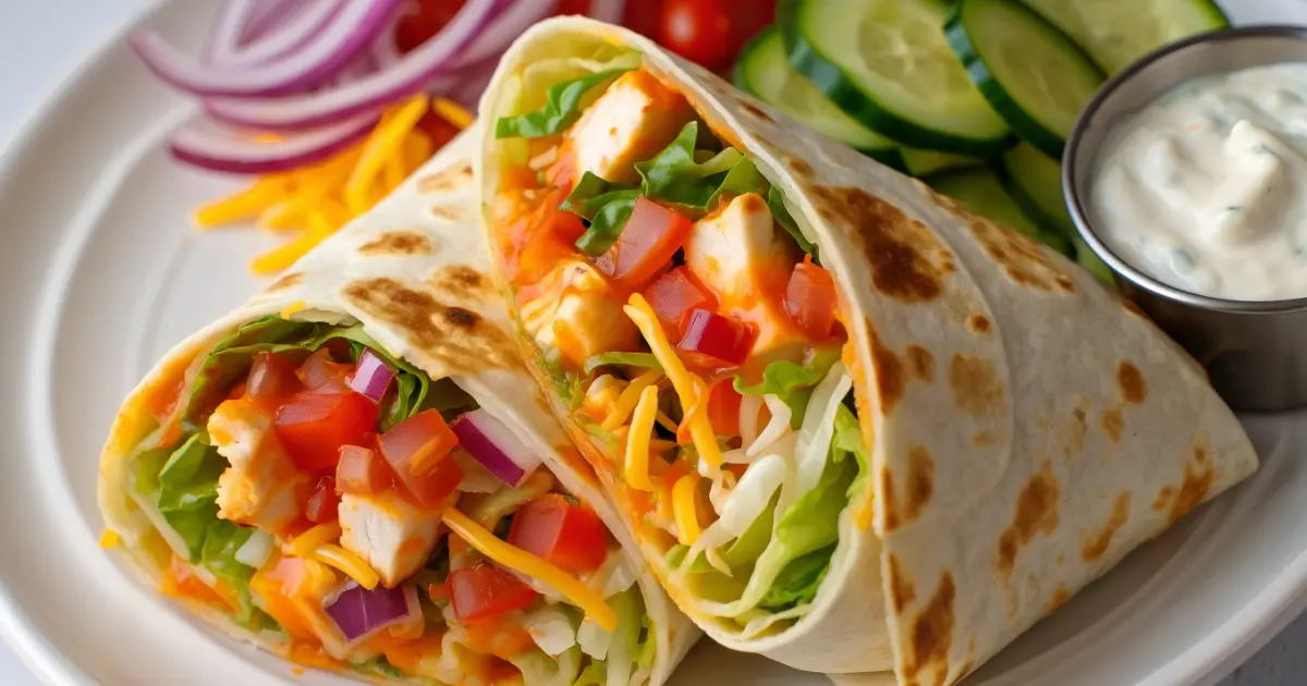 buffalo chicken wrap