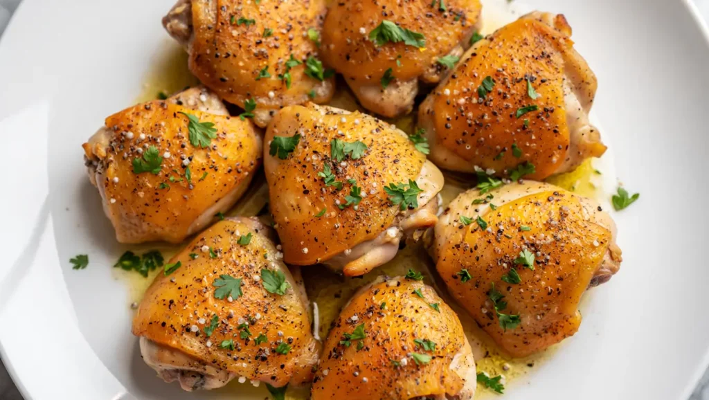 chicken thighs skinless baked
