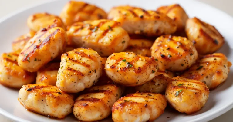 grilled chicken nuggets Recipe