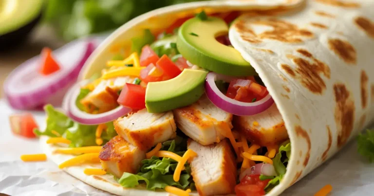 grilled chicken wrap