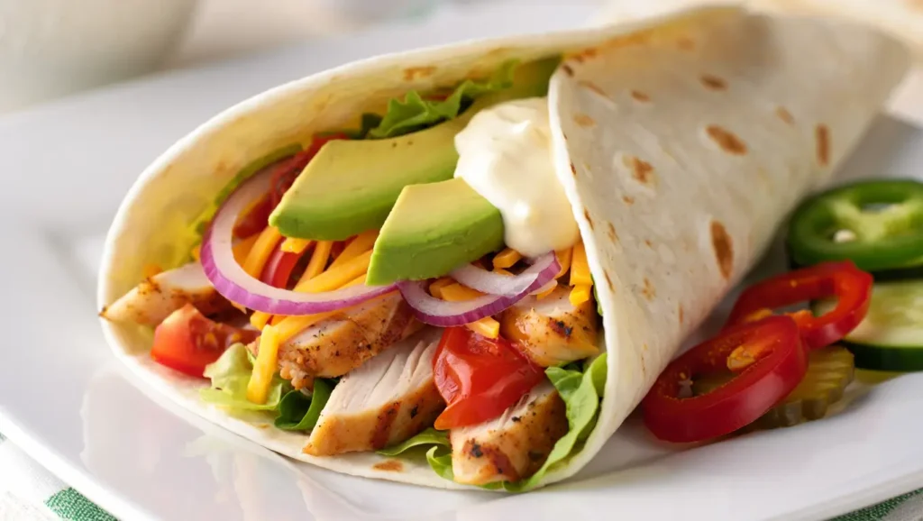 grilled chicken wrap recipe