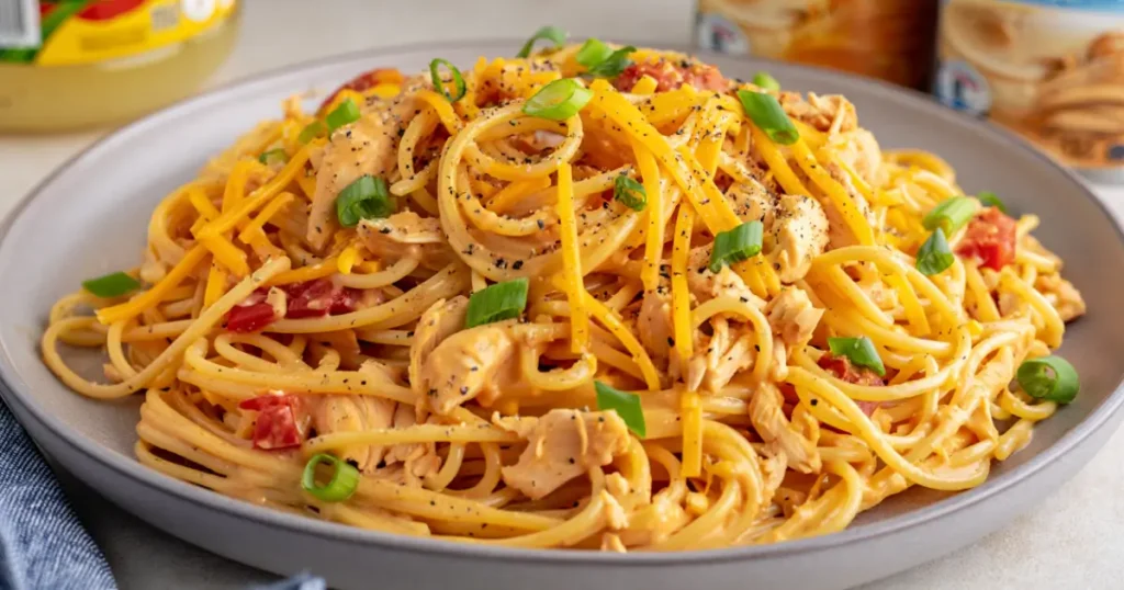 Chicken Spaghetti with Rotel